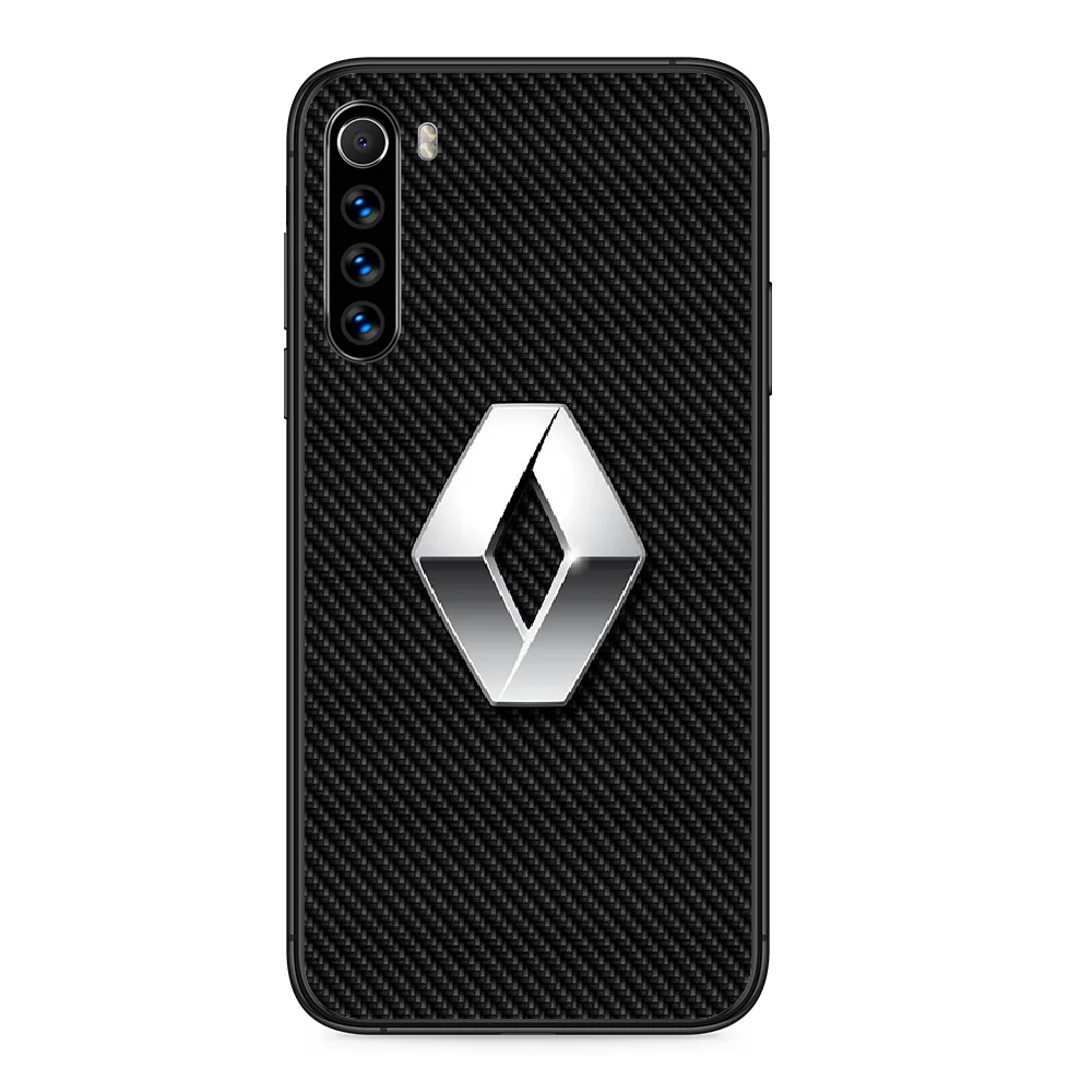 

Car Logo Of Renault Phone case For Xiaomi Redmi Note 4A 4X 5 6 6A 7 7A 8 8A 4 5 5A 8T Plus Pro black bumper fashion cell cover