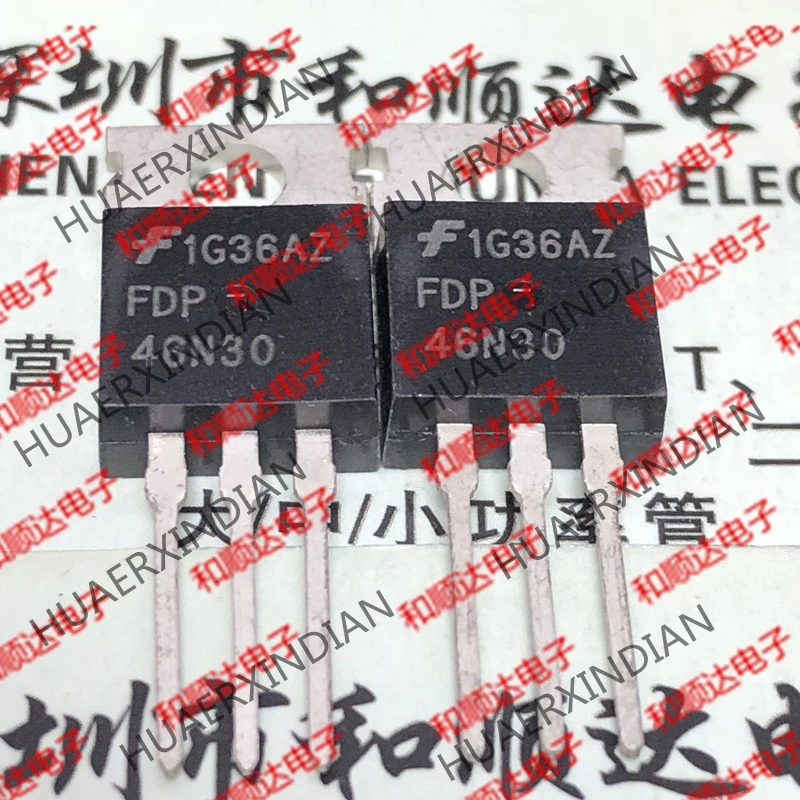 Новый и оригинальный FDP46N30 TO 220 300V 46A|Интегральные схемы| |