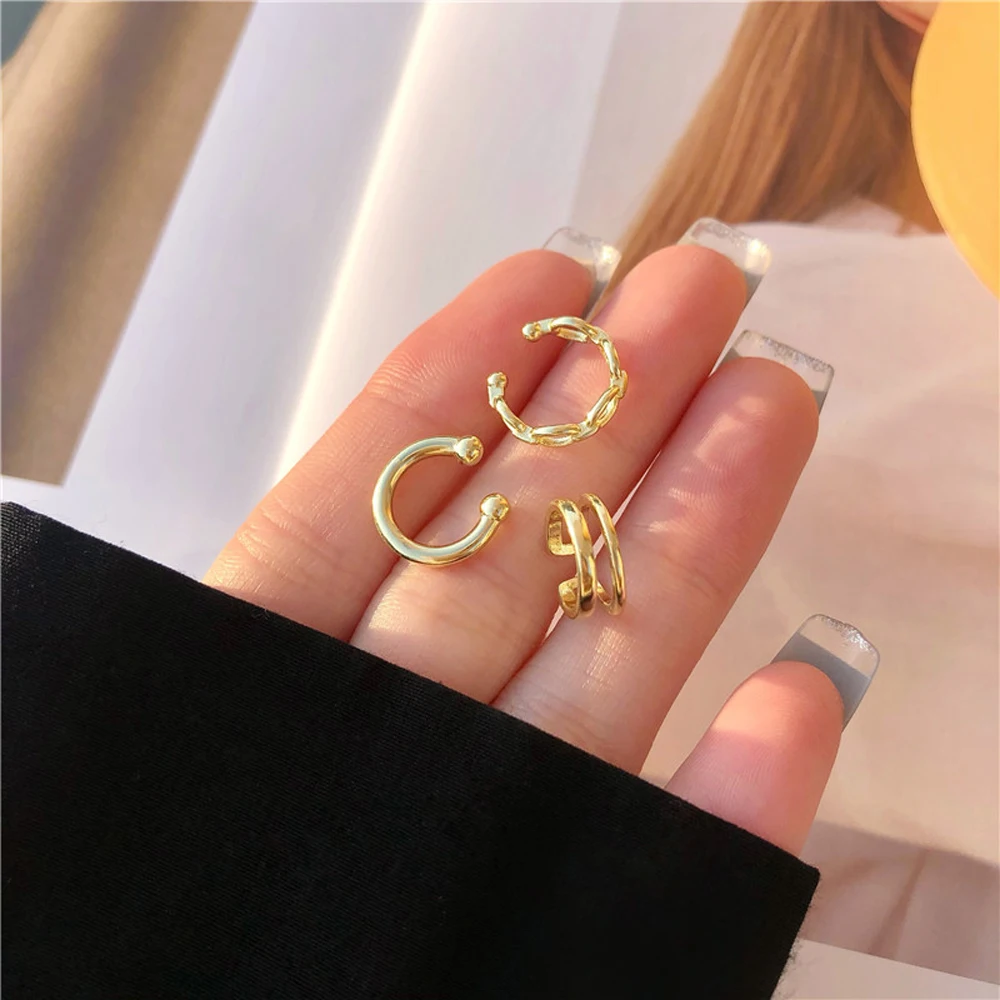 

French Style Stud Earrings Creative Fashion Personality Three-Piece Earrings Romantic Temperament Act The Role Ofing Is Tasted