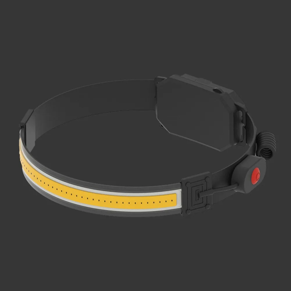 

3 Modes LED Headlamp 350 Lumens Floodlight Head Torch USB Rechargeable