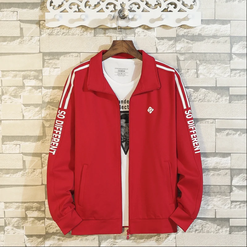 Куртка бомбер мужская с отложным воротником повседневная спортивная одежда