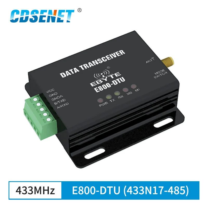 

433MHz LoRa RS485 Modem DTU Long Distance 2km 17dBm Wireless Transceiver Transmitter Digital Module FEC PLC Receiver