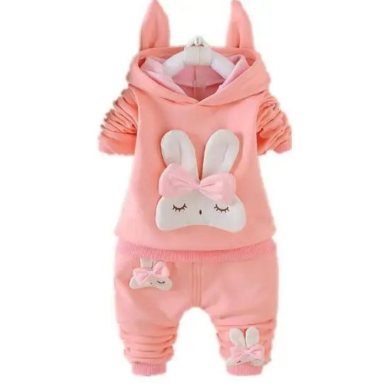 2019 Hot Sale Winter Girl Baby Clothing 2pcs Cotton Thicken Cartoon Infant T-shirt Pants Boys Christmas Costume Sets | Детская одежда и