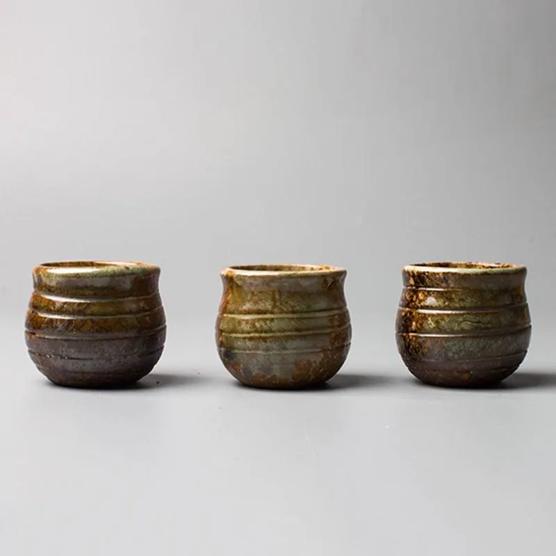 Грубая керамическая чашка для чая ручной работы 40 мл | Дом и сад