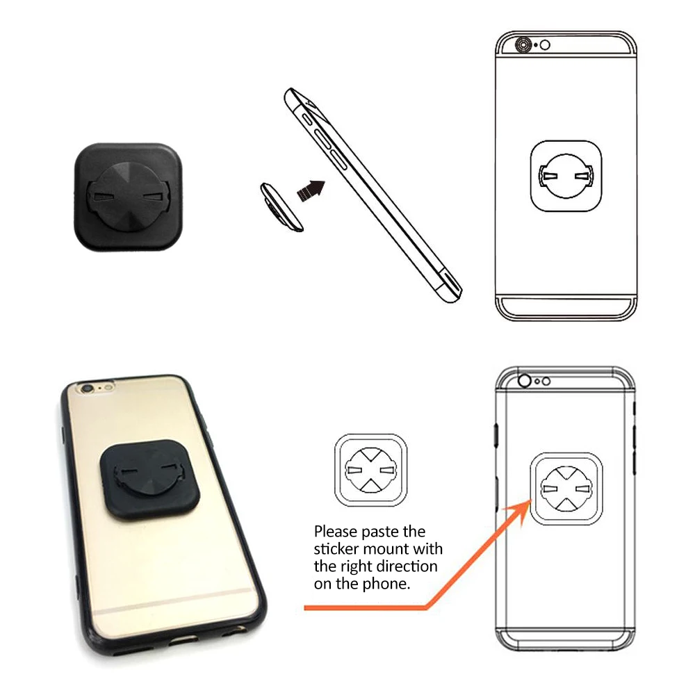 Велосипедная наклейка для телефона крепление на телефон адаптер GPS кронштейн