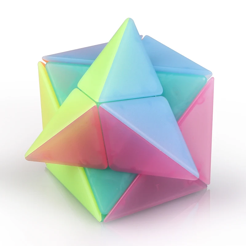 Qiyi х-образные Magic Cube Stickerless 3X3x3 x скорость Mofangge черный головоломка желе Обучающие Cubo Magico