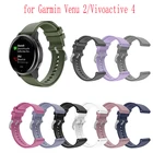 Цветной силиконовый ремешок для смарт-часов Garmin Come 2Vivoactive 4, 22 мм