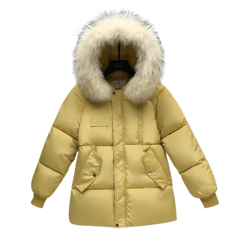 Liva девушка зимняя женская теплая куртка 2019 Новый стиль Мода с капюшоном