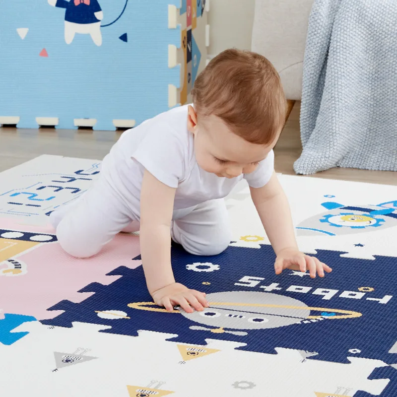 non-toxic Play baby mat thickened puzzle foam mat climbing cushion household children's living room