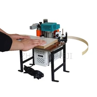 manual edge banding machine small portable curved and straight line gluing home edge banding machine 625w woodworking machinery