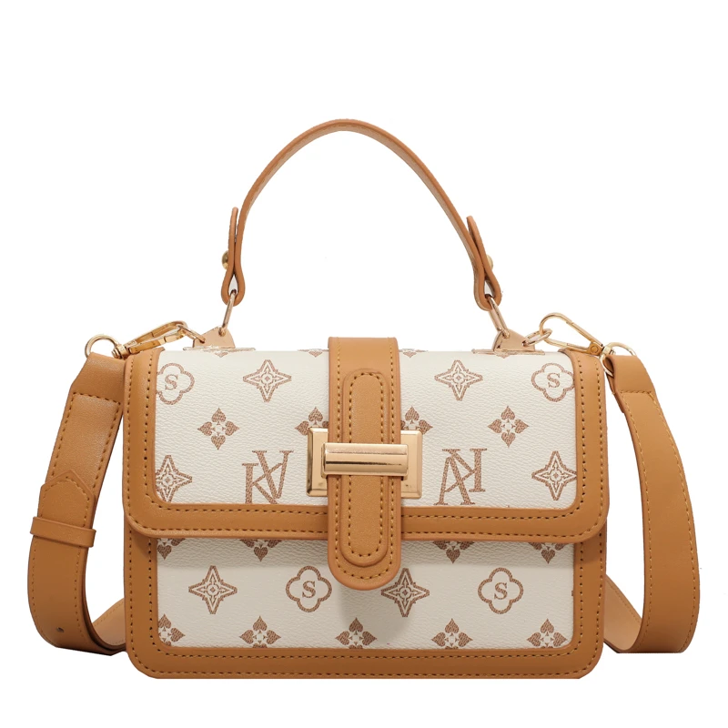 

Good Quality Square Printed Letters Leather Designer Brand Women's Hand Shoulder Crossbody Bags Purses And Handbags Bolso Mujer