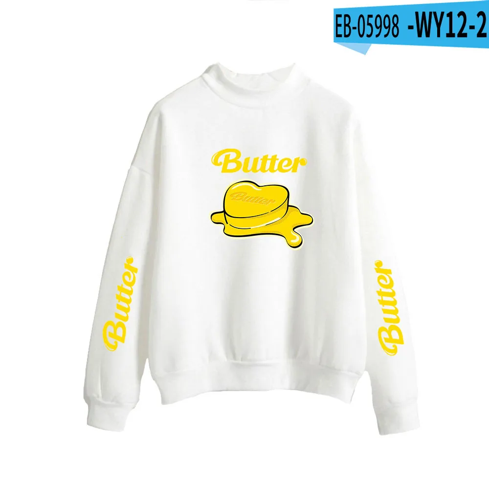 

Bangtan Turtleneck New Album Butter Turtleneck Women Girls Kpop Sweatshirt High Quality Pullover Harajuku Fans Favorite Clothes
