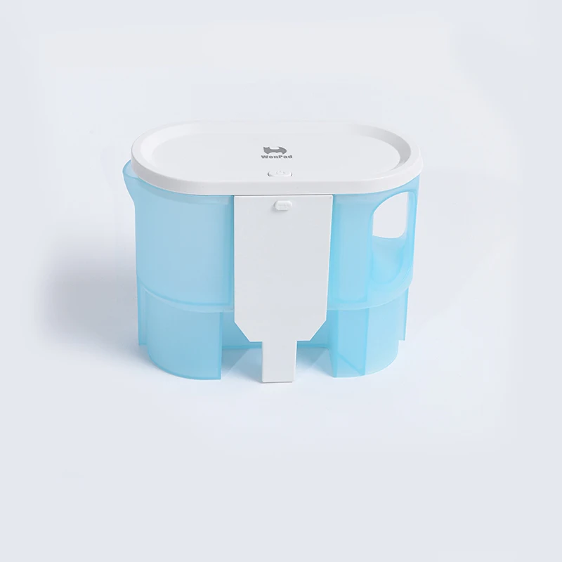 Портативная пластиковая двухслойная подставка для собак