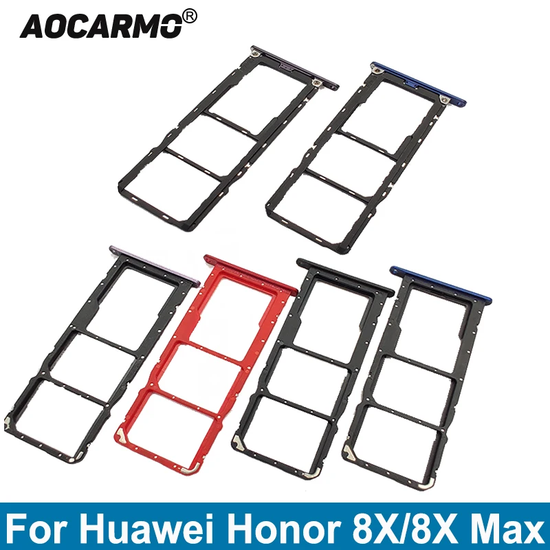 Держатель для карты Aocarmo Huawei Honor 8X / Max слот MicroSD|Лотки SIM- и карт памяти| |