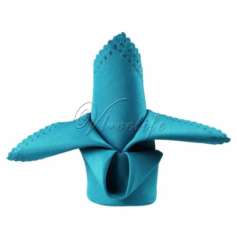 20 шт. льняная салфетка Полиэстеровая носовой платок 12 &quotx 12&quot столовая Банкетная