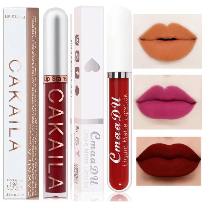 

HOT SALE Lip Glaze Lipstick Smooth Waterproof Moisturizer Liquid Lip Stick Long-lasting Lip Tint Cosmetic Lips Makeup TSLM1