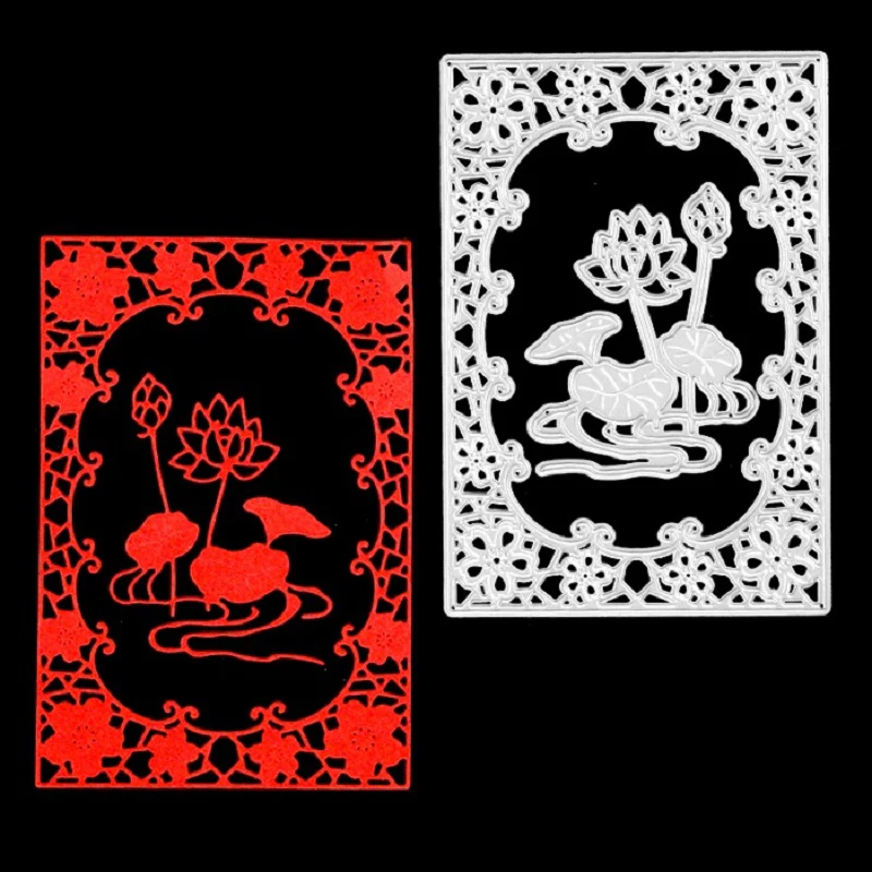 

Lotus flower Cutting Dies for DIY Scrapbooking Decoretive Embossing Stencial DIY Decoative Cards die cutter