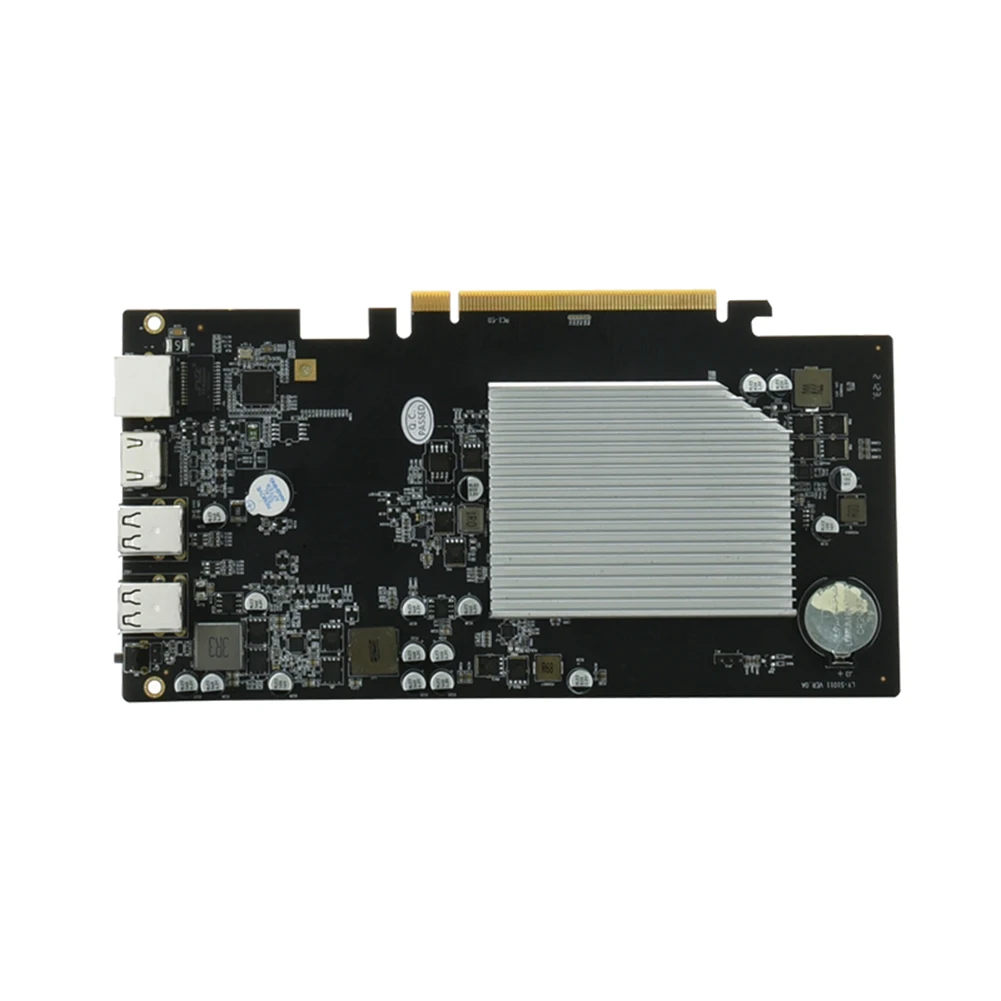 

ETH-HSW2 6-Card Motherboard PC CPU USB2.0 Motherboard for PCIEX16 Slot Card Accessories Spacing 70mm for Ethereum mining