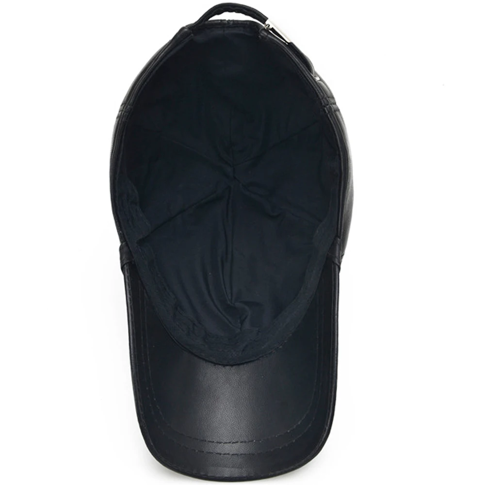 Бейсболка мужская из натуральной овечьей кожи на осень/зиму 2020 | Аксессуары для