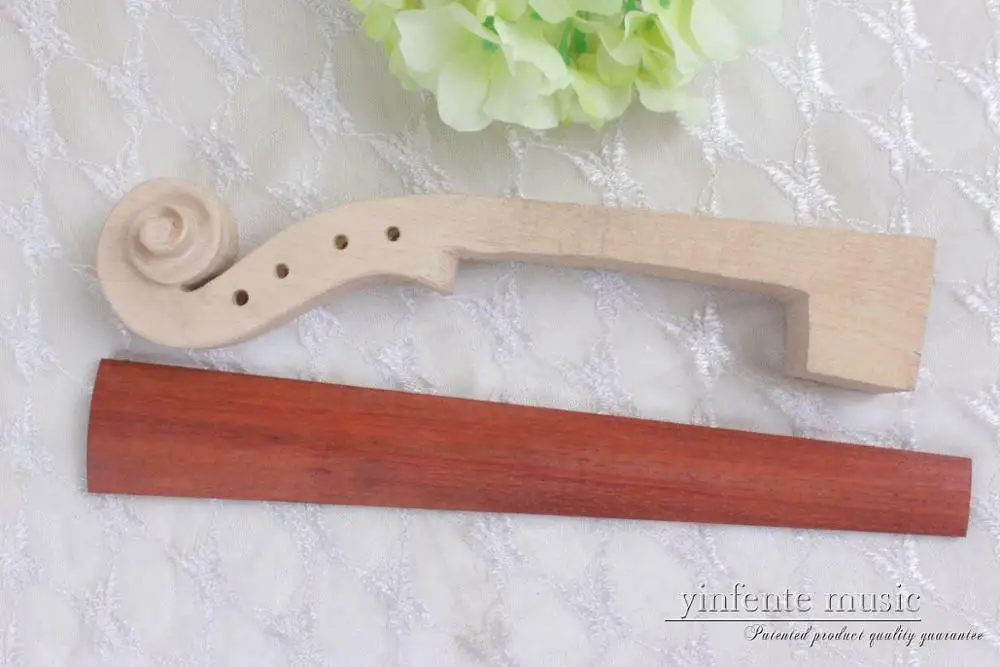 

High Quality 4/4 Violin Ebony Fingerboard Violin Neck Maple wood Full size Violin parts Accessories