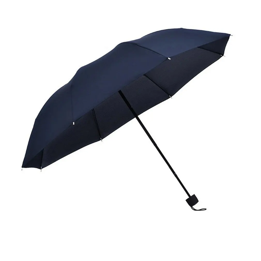 

Automatic Umbrella with Reflective Stripe Reverse Led Light Umbrella Academy 10 Ribs 3-folding Inverted Umbrella