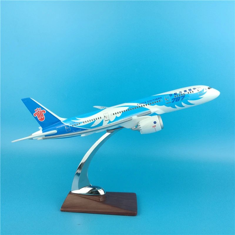 30 см 1:200 весы Boeing B787 Китай Southern AIR W Базовая Смола самолета статическая solide модель игрушка литая под давлением пластиковая самолет GiftsDisplay