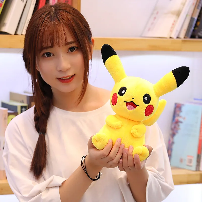 28-65 см Kawaii Pikachu плюшевые игрушки милые мягкие игрушки мультфильм Пикачу чучело животных плюшевые куклы подушка для сна детские игрушки Детский подарок