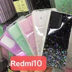 Блестящий Прозрачный чехол для телефона Xiaomi Redmi 10, мягкий силиконовый чехол из ТПУ для Redmi 9 9A 9C Redmi10, чехлы, прозрачный чехол-бампер