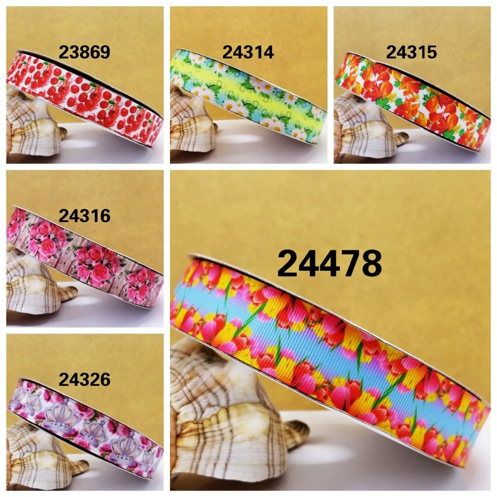 Бесплатная доставка 50 ярдов мультяшная Лента печатная корсажная лента 24478 | Дом и