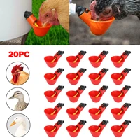 areyourshop 20pack poultry water drinking cups chicken hen plastic automatic watering drinker quail