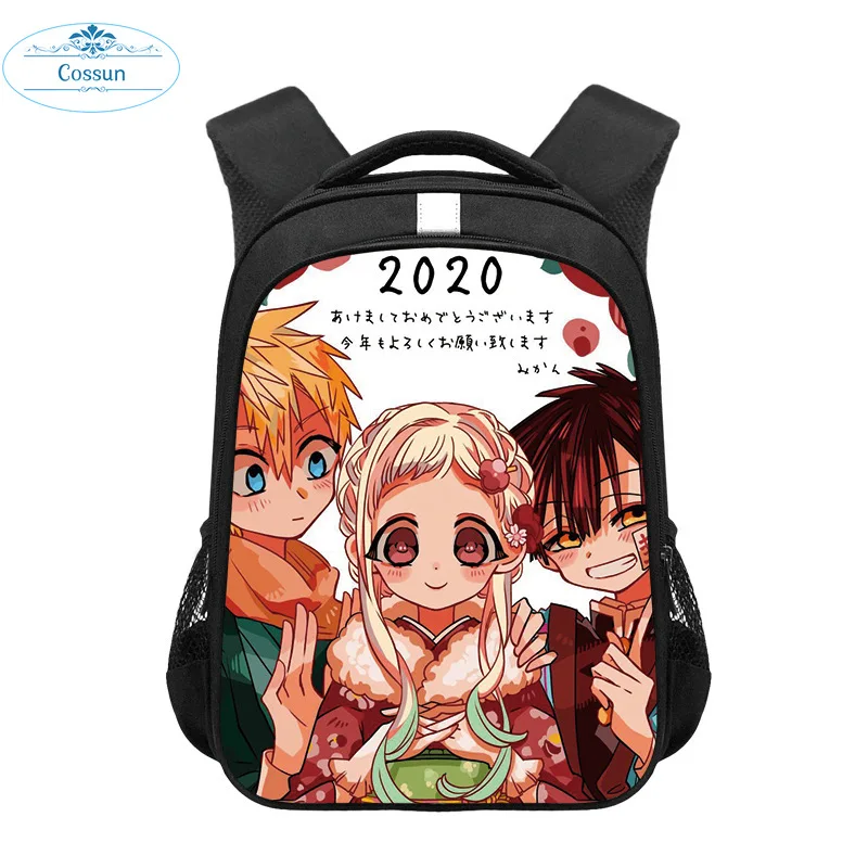 

COSSUN Hot Anime Toilet-Bound Hanako-kun Printed Backpack Fashion High Capacity Student School Bag Kids