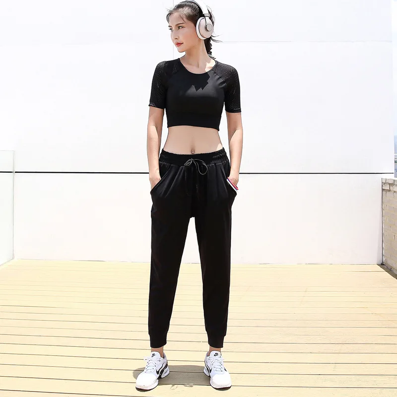 Новый дышащий костюм модный тренд быстрого высыхания и похудения пупка здоровья