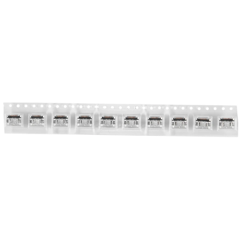 

10 шт., розетка с разъемом Micro USB типа B, 5 контактов