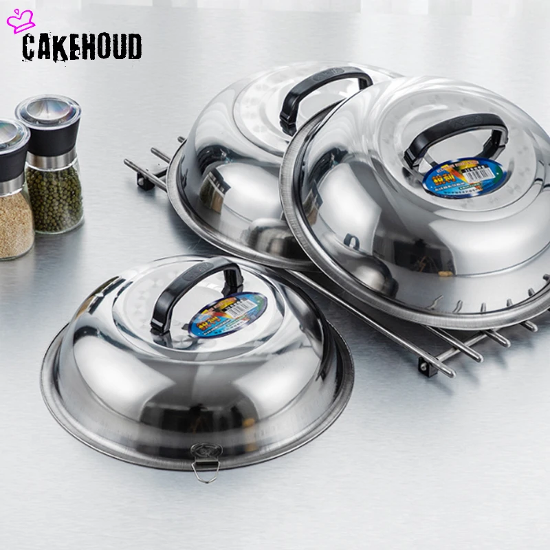 

CAKEHOUD Kitchen Cookware Accessories Thickening Cooking Universal Cover Household Wok Frying Pan Cover Multi-purpose Food Cover