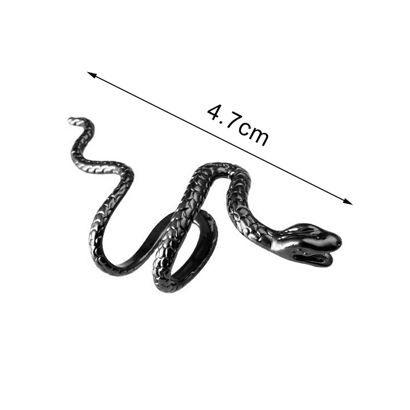 

1 PC Snake Ear Clip Cuff Wrap Earrings for Women Men Punk No Piercing Caught Fake Cartilage Earring Jewelry Gifts Unisex