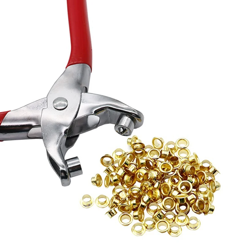 

Eyelet Pliers Tool Hole Makers Leather Craft Leather Belt Hole Punch Tool 140mm