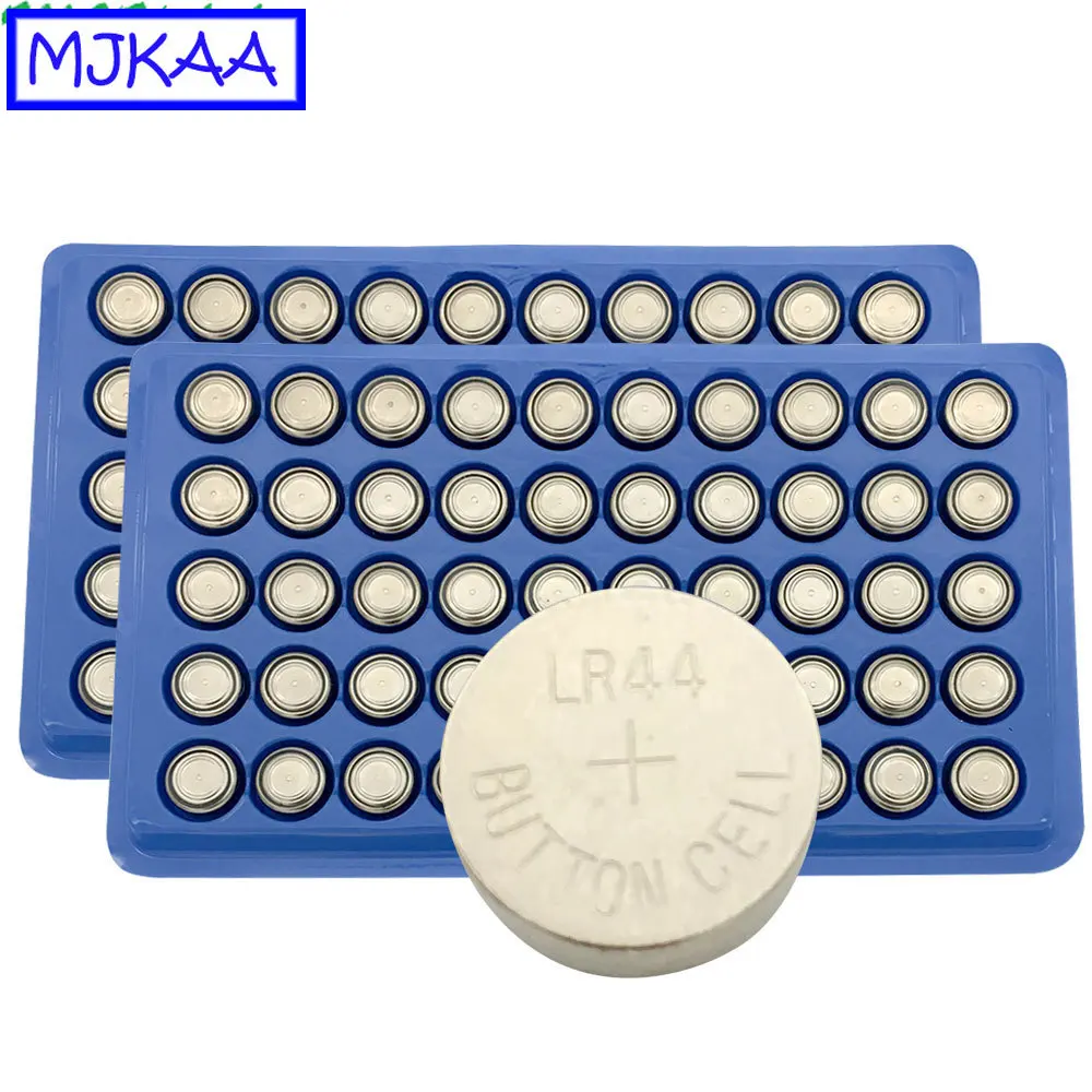 MJKAA 100 шт. LR44 AG13 SR44SW SP76 L1154 RW82 RW42 357A A76 303 1 55 V щелочные кнопки Cion Сотовый Аккумулятор