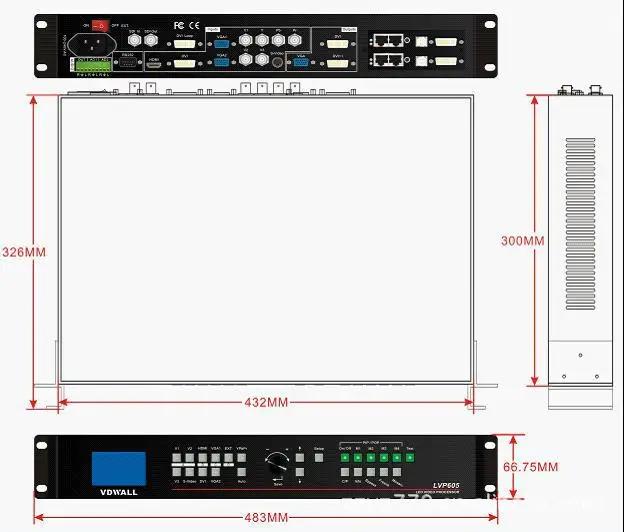 SRY HDMI SDI светодиодный видеопроцессор LVP615S для HD внутренний и наружный прокатный