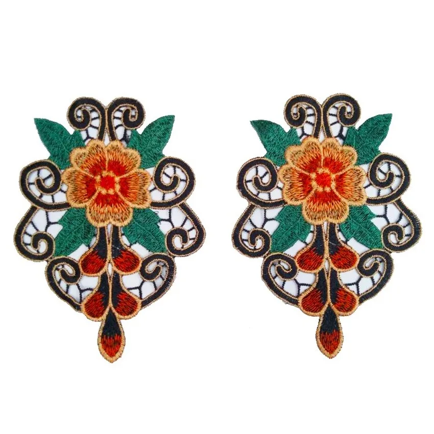 Новое поступление цветок пиона Венецианский кружевной воротник вышитая нашивка