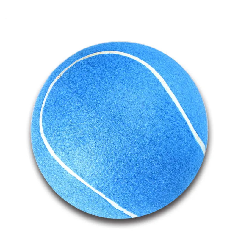 8 inch commemorative high quality signature tennis large pet toy inflatable balls Two colors are randomly sent | Спорт и развлечения