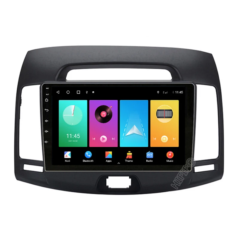 Автомобильная Мультимедийная система 4 + 64 ГБ Android 10 0 4G Видеоплейер GPS Wi-Fi для Hyundai