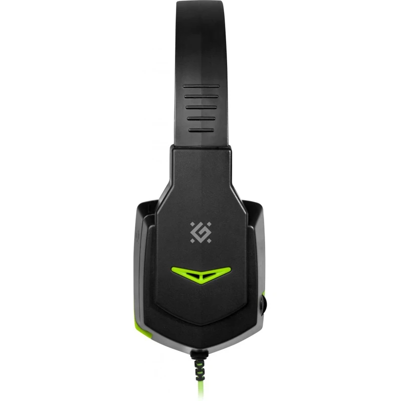Гарнитура Defender Warhead G 320 black/green проводная 20 20000 Гц 32 Ом 94 дБ 16000 48 2x mini jack 40 мм|Наушники