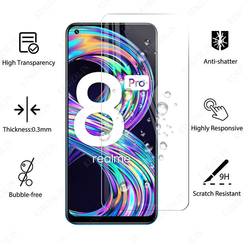 Закаленное стекло для объектива камеры Realme 8 7 pro 8i 8s 6 Защитная пленка экрана |