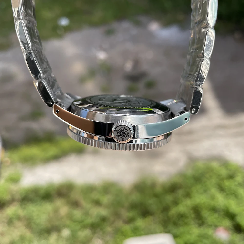 Мужские автоматические механические часы-браслет STEELDIVE 62mas V4 41 мм с датой 20 бар -