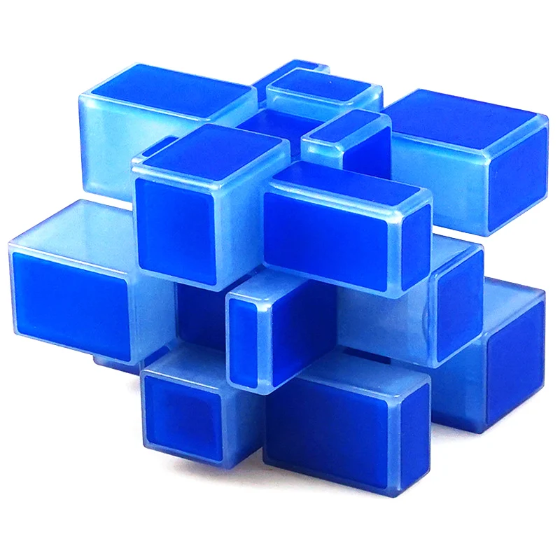QiYi светящийся зеркальный куб 3x3x3 скоростная головоломка волшебная игрушка