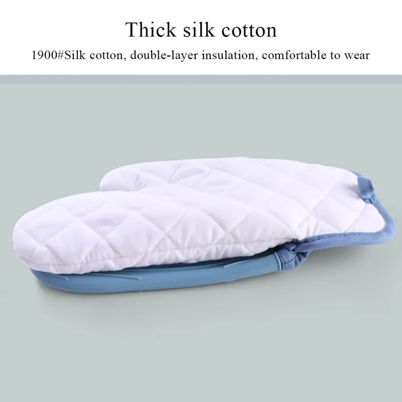 

Silicone Oven Gloves Mitts Anti-scalding Kitchen Silicone Gloves Tray Dish Bowl Holder Cooking Barbecue Heat-Resistant Gloves #