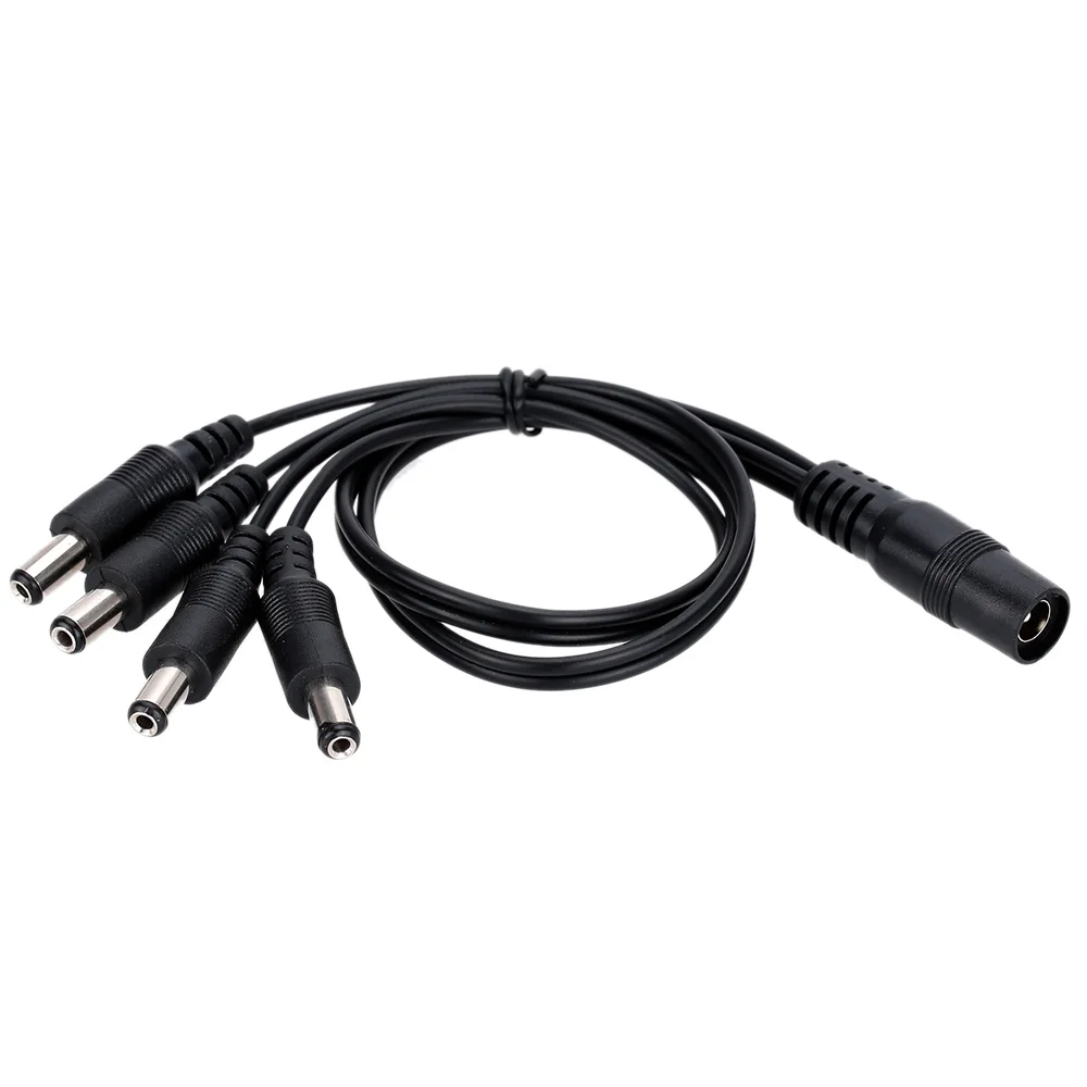 

1pcs DC 1 to 4 Power Splitter Adapter Cable For CCTV Security Camera and DVR