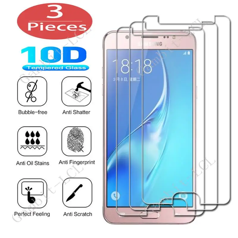 

3Pcs Protection Glass For Samsung Galaxy J3 J5 J7 (2017) J1 J2 (2016) Prime On5 On7 A3 A5 A7 Tempered Screen Cover Film