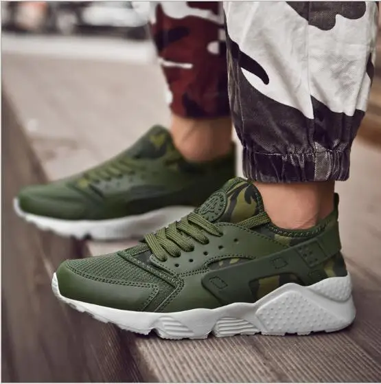 Новая повседневная модная спортивная обувь Корейская Мужская на толстой подошве