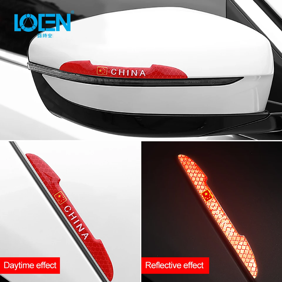 Новая Автомобильная Светоотражающая полоса Предупреждение ющая наклейка знак